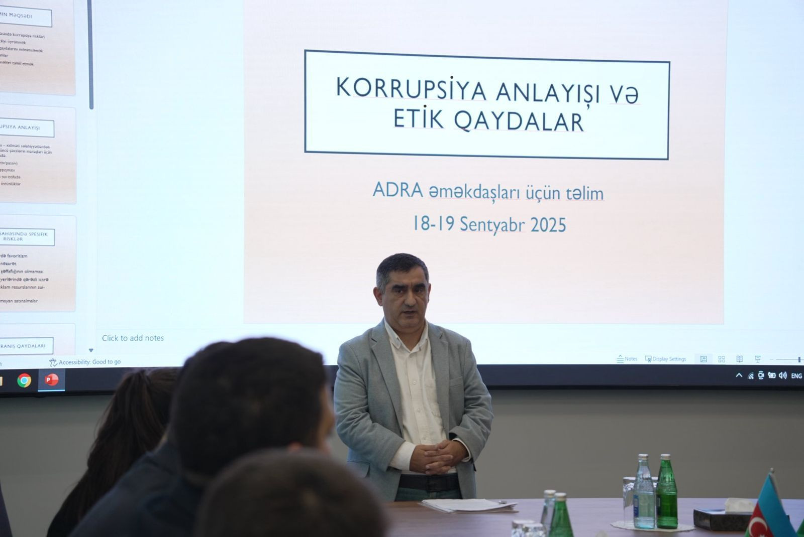  ADRA əməkdaşları üçün korrupsiyaya qarşı mübarizə və etik davranış üzrə təlimlərə start verilib